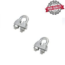 Simplex Duplex Egg Shape U Bolt Steel Wire Grip Grips Clamp Clips Rope Cable