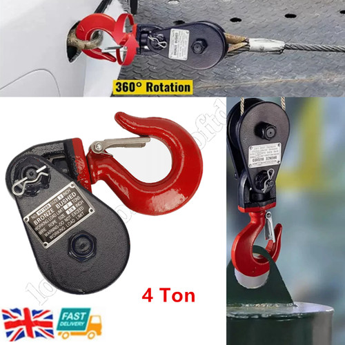 Ton snatch block with - 4,