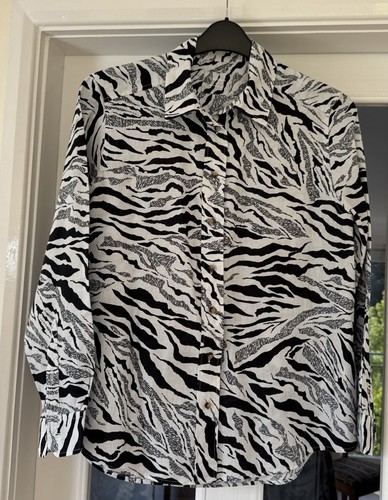 Ladies pure linen blouse - m&s,