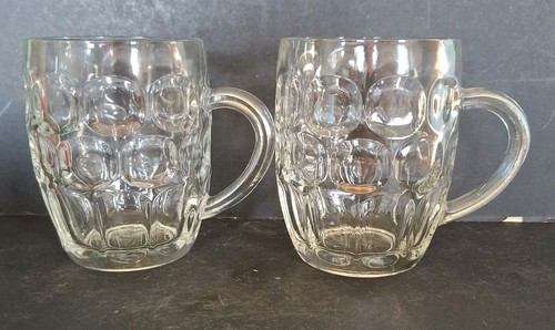 Dimple pint glass beer mug - dimple,