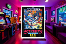 Streets Of Rage Video Game Poster/Print A3/A4/A5 230gsm Framed