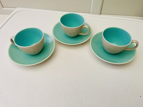 Poole pottery espresso cups - pottery,