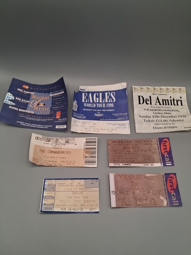 Used concert ticket - used, stubs