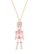 Betsey Johnson Nutcracker Necklace NEW Gift Box Long Articulated Pendant 32 inch