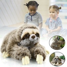 Realistic sloth plush animal - plush,