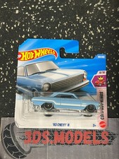 GM CHEVY II 63 BLUE Hot Wheels