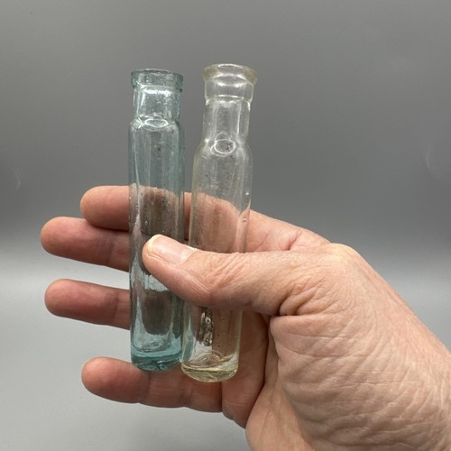 Pair antique clear - pair,