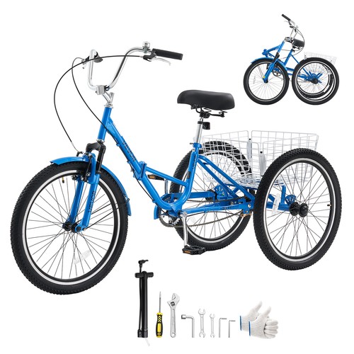 Vevor folding adult tricycle - vevor,