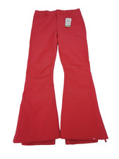Roxy Women's Ski Trousers Size XL Red Zipped Back Pockets Belt Loops New F1