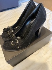 Black Suede Gucci Shoes Size 5