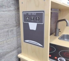 Play Kitchen Vinyl Sticker ICE Water Machine Dispenser Suit IKEA Duktig 
