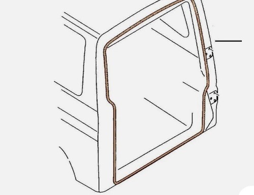Rear tailgate weatherstrip - rear,