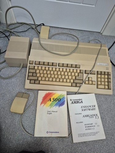 Commodore amiga a500 with - amiga,