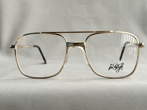 Vintage gold metal square - vintage,