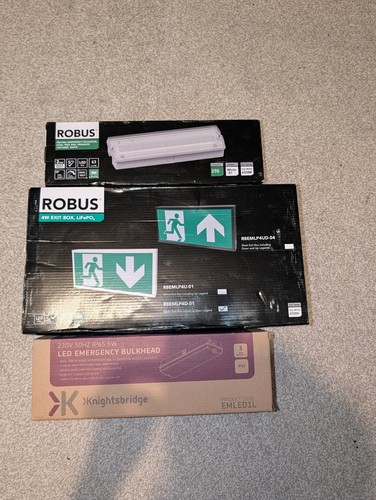 Robus emergency exit led light - robus,