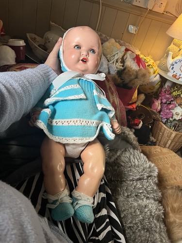 Antique doll 1940 spares - doll,