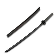 Wooden Martial Arts Bokken With Scabbard Black Oak Training Aid Forms Practice
