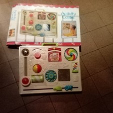 vintage fisher price activity centre center boxed  1975. cot toy attachment FP