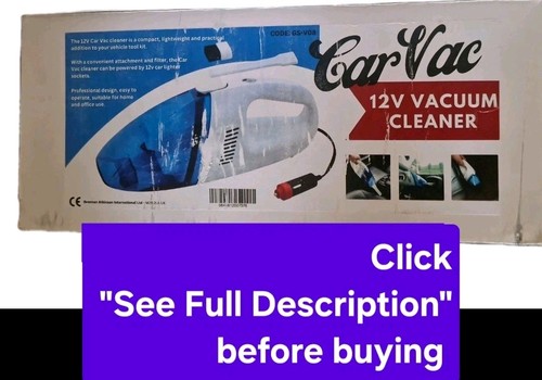 Car valet hoover - valet, &