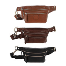 Mens Black Leather Vintage