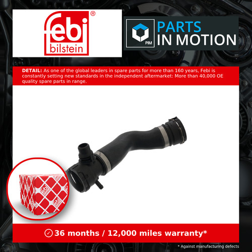 Radiator hose upper - radiator, 49257