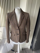JOULES BROWN TWEED CHECK SIZE
