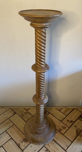 Vintage wooden barley twist - barley,