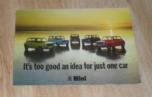 Austin mini brochure - brochure, 1974