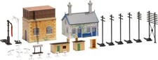 Hornby R8228 OO Gauge Building Extension Pack 2, Model Train Accessories for Ad