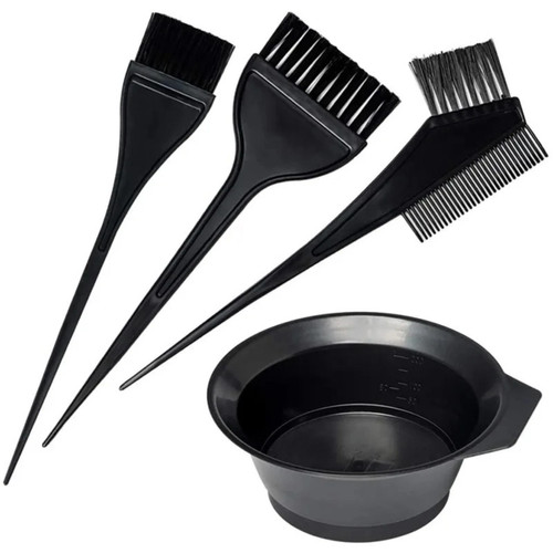 4pcs hair dye - hair, brush