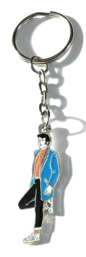 Teddy boy key ring - boy, ted