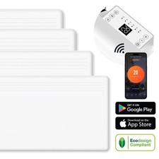 Airsenz Electric Panel Heater Wifi App Wall Mounted Heater Thermostat 24/7 Timer