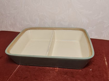 Denby Manor Green Serving Dish Divided - Oblong NO LID