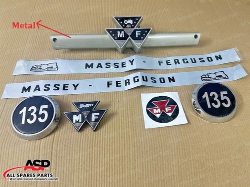 Front grill badge - front, &
