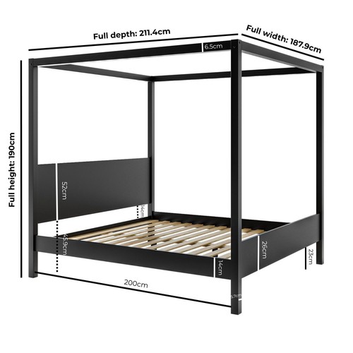 Super king four poster - king,
