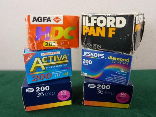 Rolls sealed 35mm film all - 6,