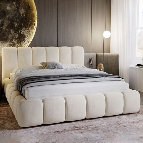 New cream bubble - cream, bubble-padded