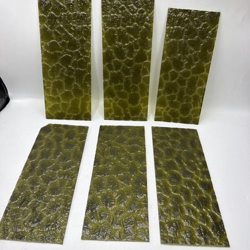 Vintage textured green fiber - green,