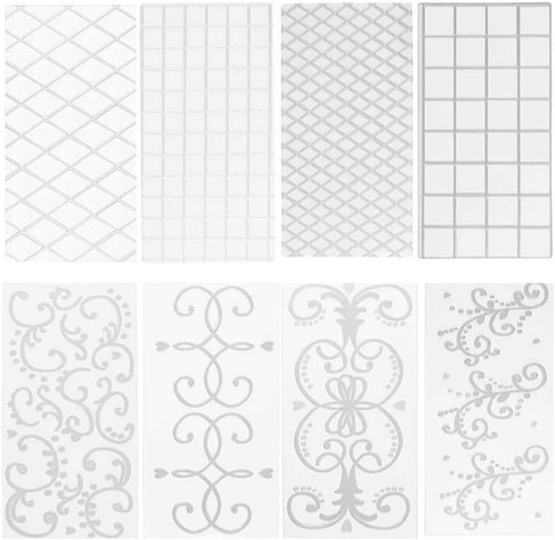 Pcs embossing mat - 8, fondant