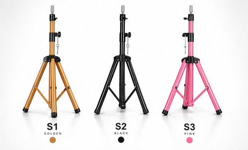 Heavy duty thick wig stand - 67",