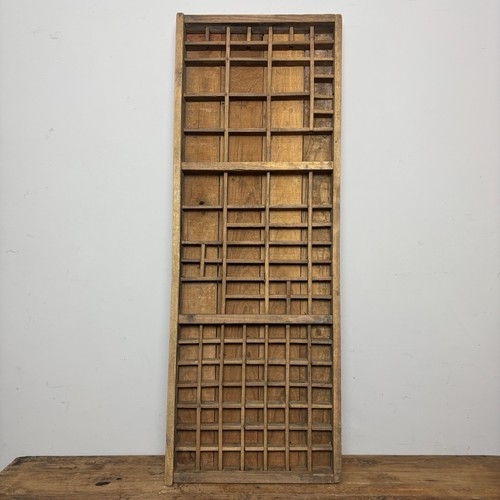 Vintage wooden printers tray - printers,