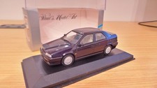 BM223: Minichamps Alfa Romeo 155 Saloon - Blue - Excellent / Boxed