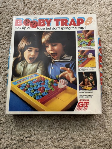 Booby trap board game action - game,