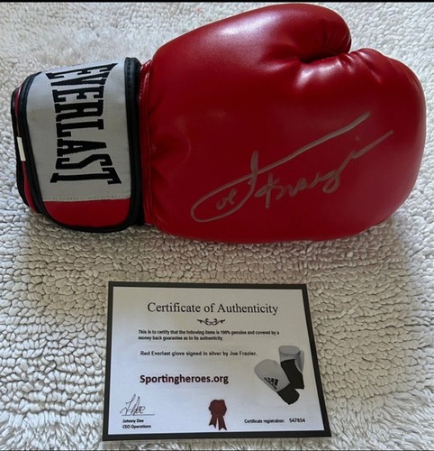 Joe frazier signed everlast - joe,