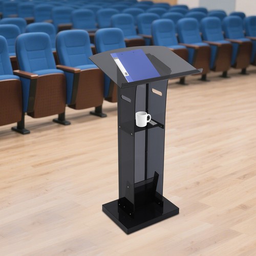 Acrylic podium stand floor - podium,