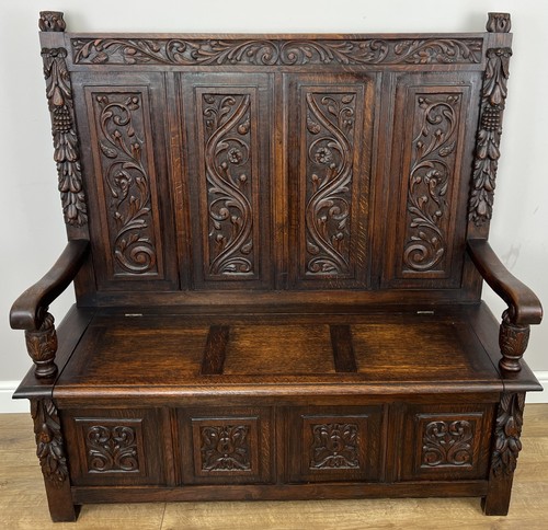 Monks bench antique french - bench,