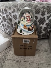 Snowman Musical Snow Globe
