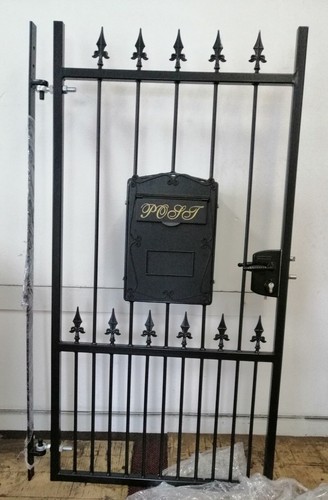 Gate post box - gate,, box,
