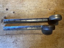 Pair Of 6ft Vintage Metal Tape