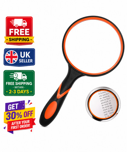 Magnifying glass 10x handheld - magnifying,
